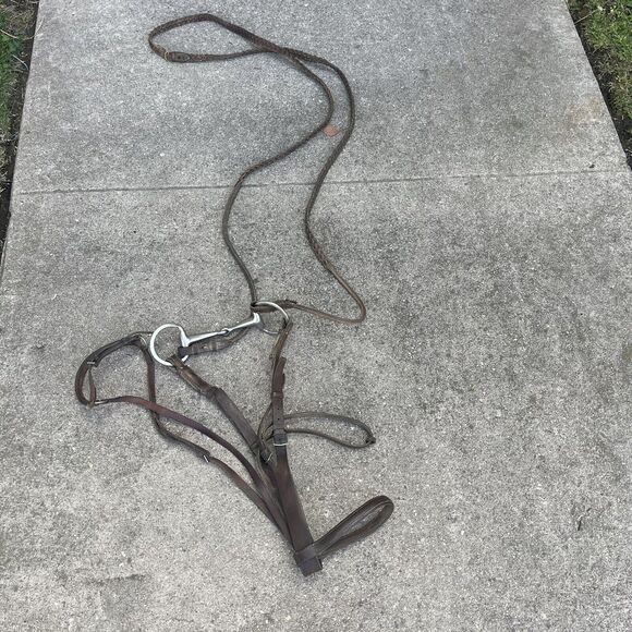 Brown Horse  Leather Driving Harness - Picture 7 of 8